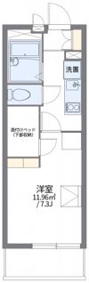 レオパレス中吉田Uの間取り画像