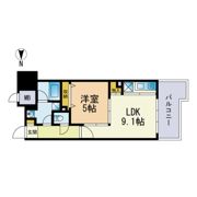 キルンズ博多駅南の間取り画像