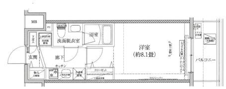 Isle VIRTUE 川崎の間取り画像