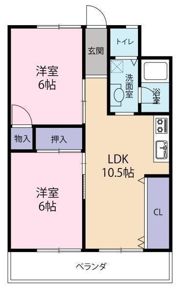 つるいマンションの間取り画像