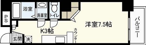 グレース本川の間取り画像