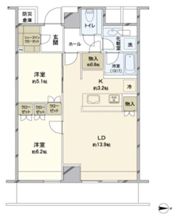 BrilliaTower堂島の間取り画像