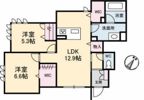 エスポワール戸坂山崎の間取り画像