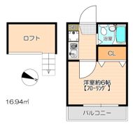 リベルタ北久里浜の間取り画像