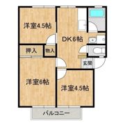 アーバンヒルBの間取り画像