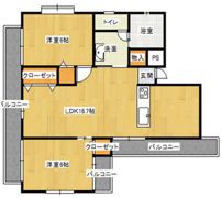 コーポ翠の間取り画像