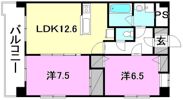 プレジール来住の間取り画像