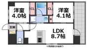 パラゴン勝山通りの間取り画像