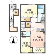 アンソレイユの間取り画像