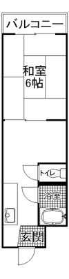 シャトル山之内の間取り画像