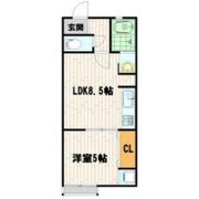 ミッドコート岸部の間取り画像