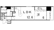 リーガル神戸三宮フラワーロードの間取り画像