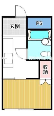 ドキハイツ1の間取り画像