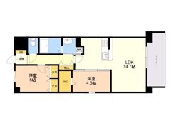 LEGEND東比恵の間取り画像