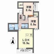 シャーメゾン小栗の間取り画像