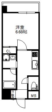 W.O.B.西九条の間取り画像