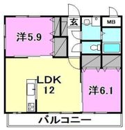 アベリアの間取り画像