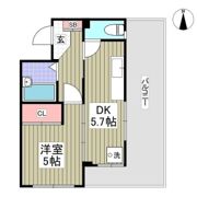 田垣マンションの間取り画像