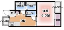 ドムス門真の間取り画像