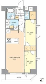 AIFLAT渋谷西原の間取り画像