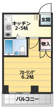 ハイツコモリヤの間取り画像