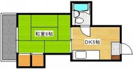 コーポ福島の間取り画像