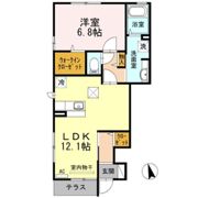 ライブコートB棟の間取り画像