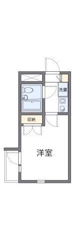 レオパレスRX山科の間取り画像
