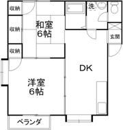 ラベンダーⅠの間取り画像