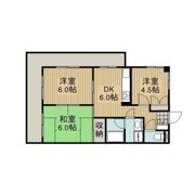 醍醐マンションの間取り画像
