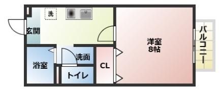 リバティおうみの間取り画像