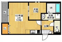 Grandtic Cocon Funairi (GR舟入南1の間取り画像