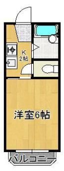 ユースハイツMDの間取り画像
