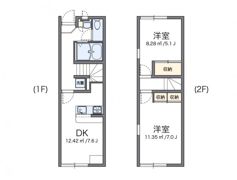 レオパレス長尾の間取り画像