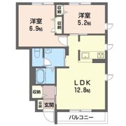 カーサフォンティーヌFの間取り画像