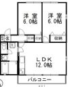 ハートフルユーナⅡの間取り画像