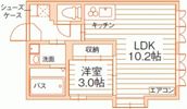 ファーストステージ大供の間取り画像