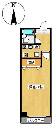 T・Oコーポ石山A棟 Aの間取り画像