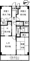 カーサグランデの間取り画像
