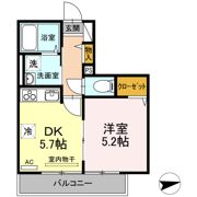 ラフィネサツキの間取り画像