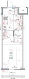 クレヴィスタお花茶屋の間取り画像