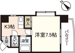 アーバン田部Ⅲの間取り画像