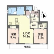 アルフラット南観音Ⅱの間取り画像