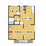 エステートピア春日Cの間取り画像