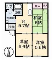フレグランス雄新の間取り画像