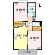 ウエストハイツ屋島 A棟の間取り画像