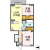 D-residence・M川北の間取り画像