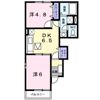 ソレイユ友A棟の間取り画像