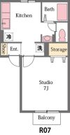 プランドールA棟の間取り画像
