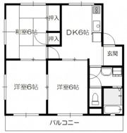 サコマンションの間取り画像